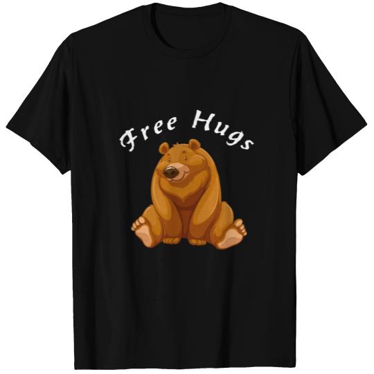 Free Hugs - Cuddly Bear Gift Idea T Shirts