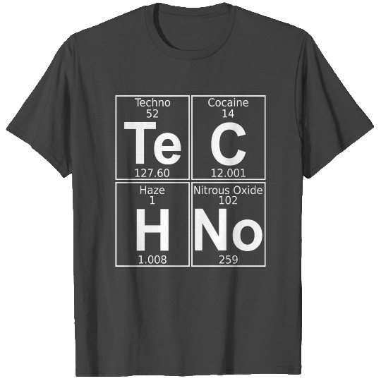 Techno - Chemistry Heisenberg T Shirts