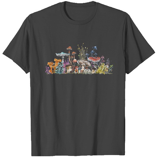 mushroom crowd / fungi - friends T Shirts
