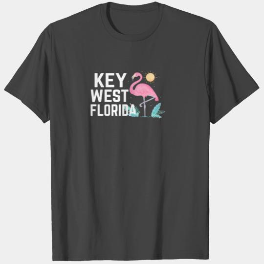 Flamingo Key West Florida T Shirts