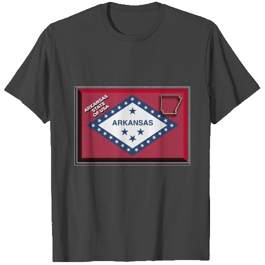 Arkansas State of The USA T Shirts