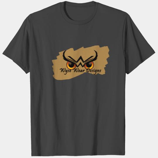 WyseWear Tan Logo Paint Design T Shirts