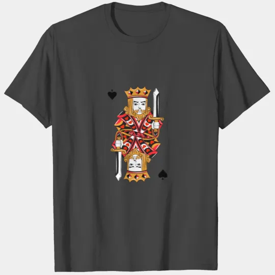 Poker card game Skat poker evening King diamond T Shirts