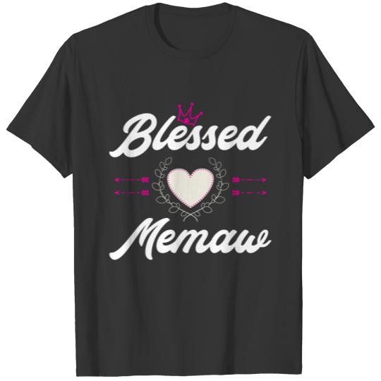 Blessed Memaw One Blessed Memaw T-shirt