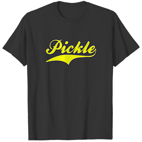 Pickle Yellow Blue Cool Streetwear Style T Shirts