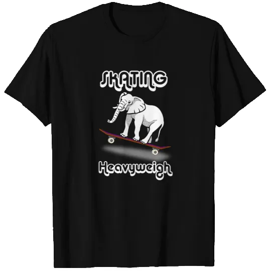 skating heavyweight - elephant T Shirts