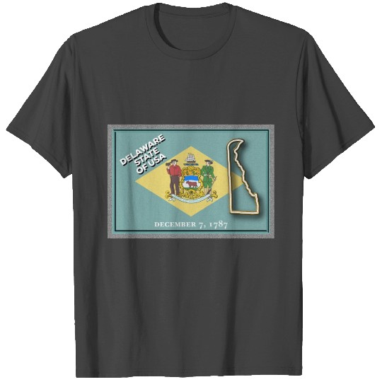 Delaware State of The USA T Shirts