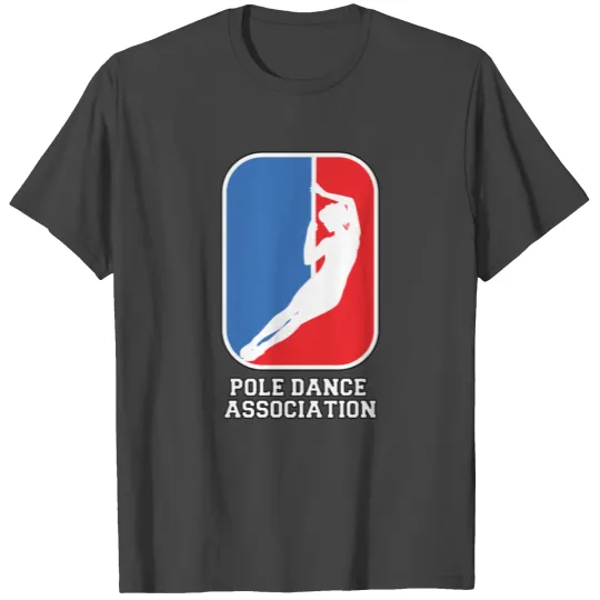 Major League Pole Dance Association Blue Red Logo T Shirts