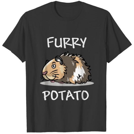 Funny Furry Potato Guinea Pig T Shirts