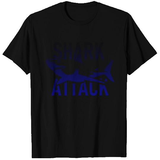 Shark Attack - Beach - Surfing - Swimmer - Surfer T Shirts