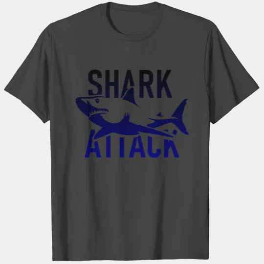 Shark Attack - Beach - Surfing - Swimmer - Surfer T Shirts