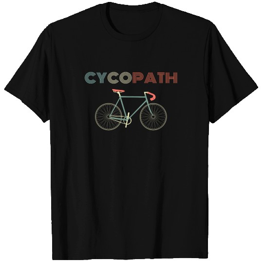 Retro Vintage Cycopath Fixed Gear Graphic T Shirts