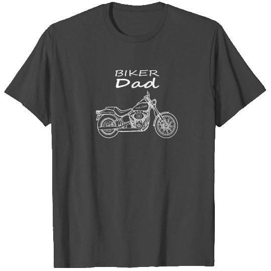 MOTORBIKE FAT CAT DAD T Shirts