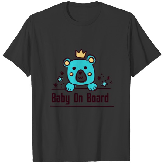 baby shower baby on board T Shirts