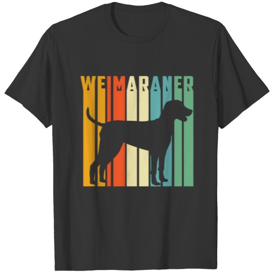Vintage Style Weimaraner Dog Gift | Weim Pet Owner T-shirt