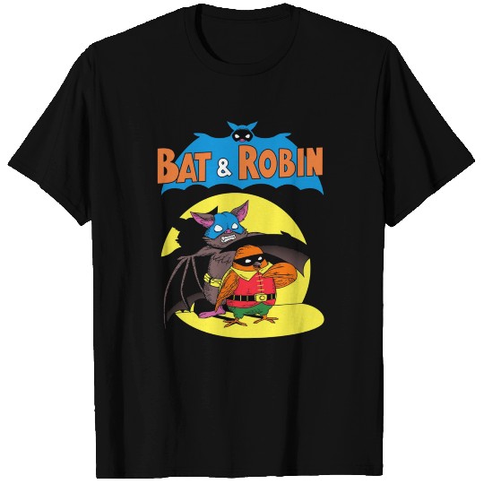 Bat and Robin T Shirts