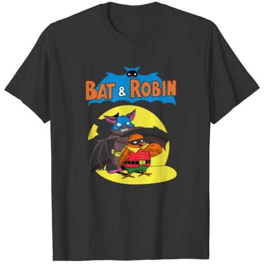 Bat and Robin T Shirts