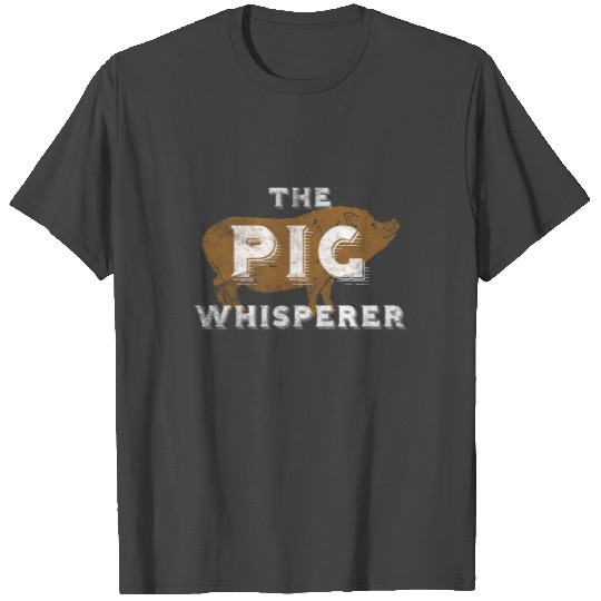 PIG Whisperer Farm Piglet Lover Funny Piggy Gift T Shirts