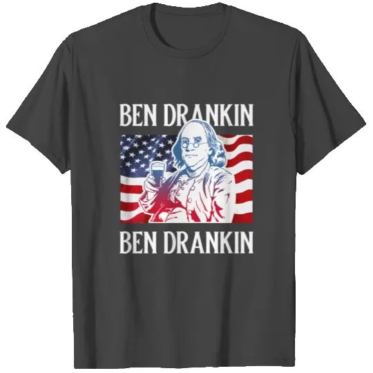 Ben Drankin 4th of July Vintage T Shirts