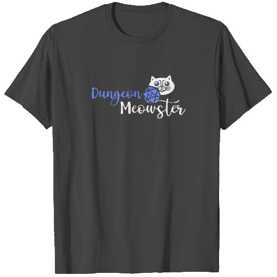 Dungeon Meowster T Shirts Cat Game Boardgame Lover Ts