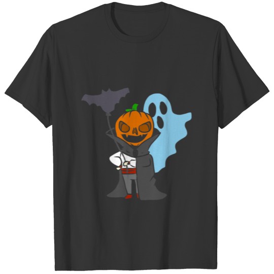 Halloween tshirt with a beautiful Horro motif for T-shirt