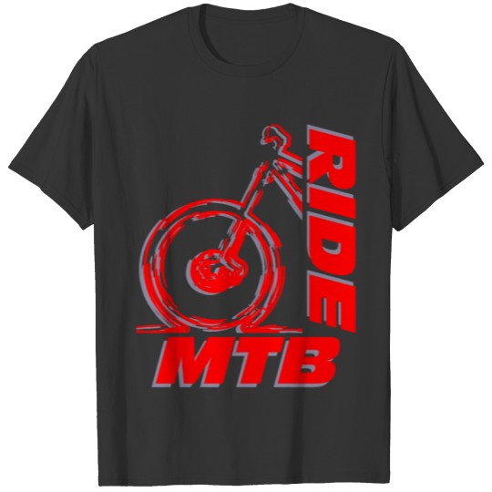 Ride Mountain Bike -Downhill, Dirt Jump, Hardtail, T-shirt