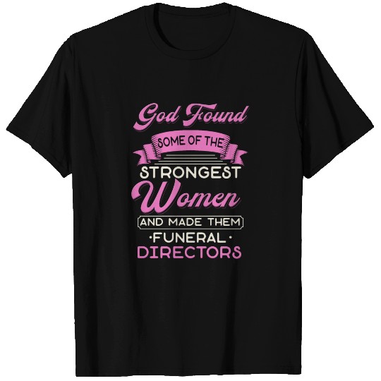 Religious Female Funeral Director T Shirts