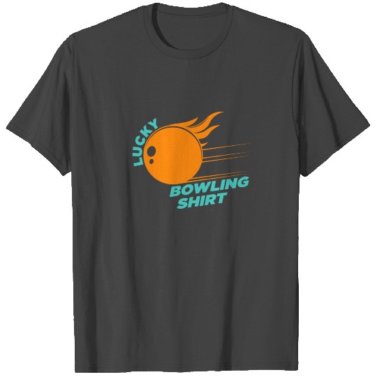 Lucky Bowling T Shirts Bowlers Skittles Sport Gift