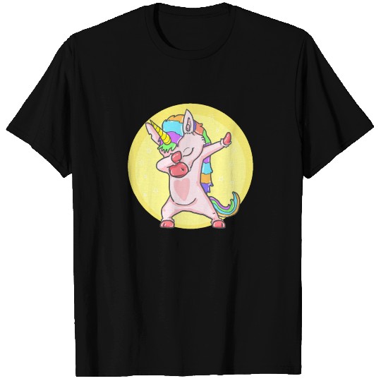 Dab Rainbow unicorn - cute unicorn T Shirts