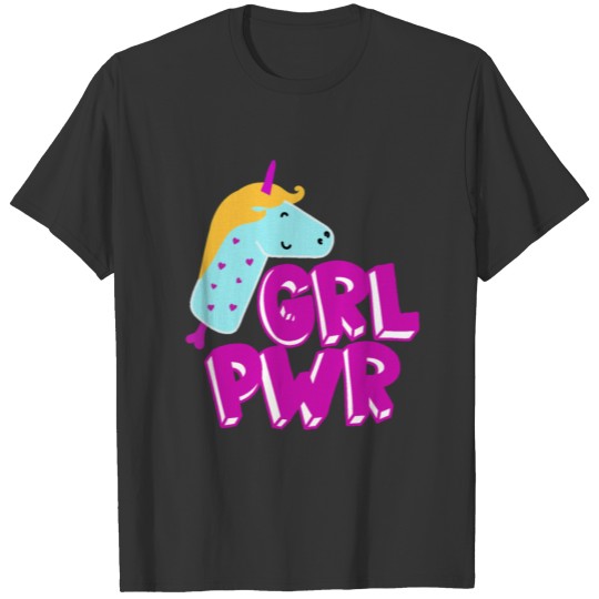 Unicorn Girl Power T-shirt