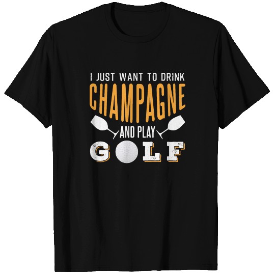 Champagne and Golf T Shirts