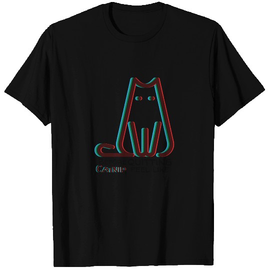 Blurry vision before quiting catnip | Cat lover T Shirts