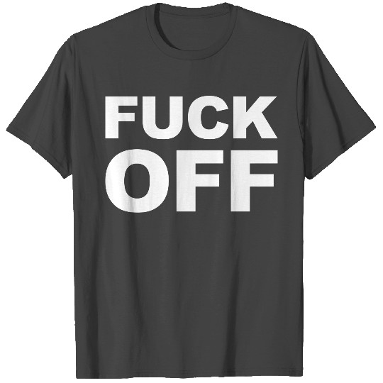 Fuck off alles Kacke face mask T Shirts
