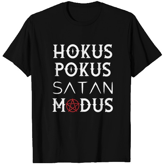 Occult Gothic Witch Hocus Pocus Satan Mode T Shirts