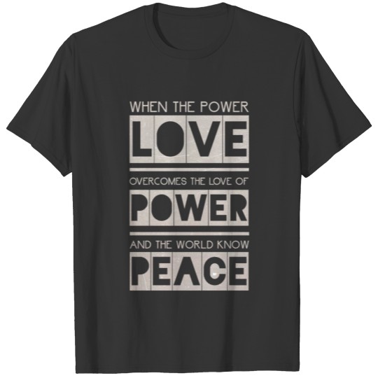 Peace t-shirt T-shirt