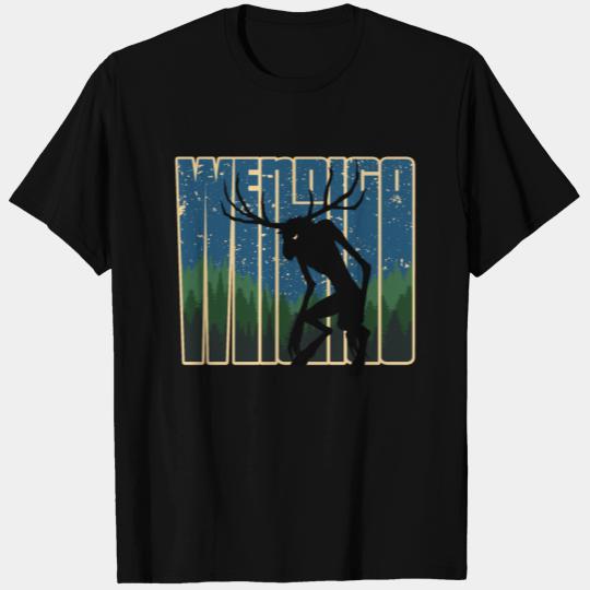 Wendigo - Retro Cryptid Comic Book Style Artwork T Shirts