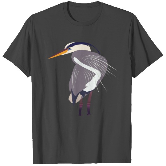 Great Blue Heron sticker T Shirts