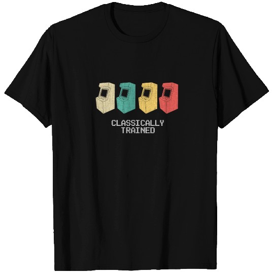Classically Trained Gamer Vintage Retro Gaming 80s T Shirts