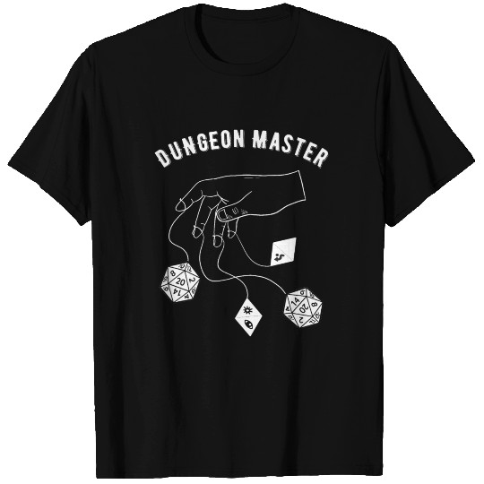 RPG RPG Game Dungeon Master With D20 T Shirts