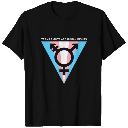 Trans Rights are human rights symbol T Shirts