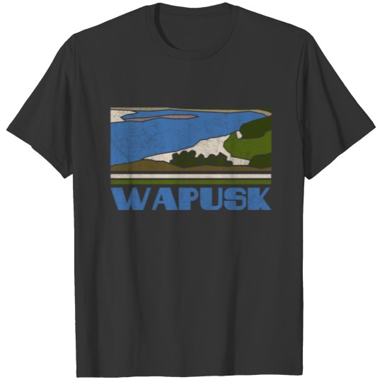 Wapusk T Shirts Nature Souvenir Retro 70s 80s Vintage