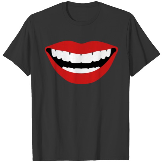 Sexy Lips Laughing T-shirt