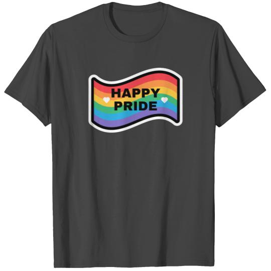 Pride Day Happy Pride Rainbow Flag LGBT T Shirts