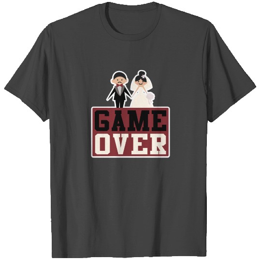 Game Over End With Funny Stag Night T Shirts