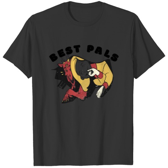 Bromance Devil and Kid Under Bed T Shirts