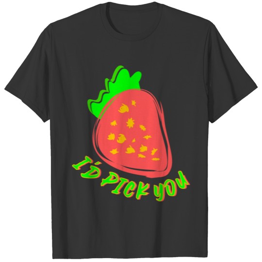 abstract strawberry - comic art T Shirts