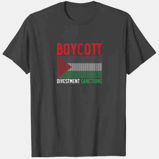 Boycott Israel Divestment Sanctions - Palestine T Shirts