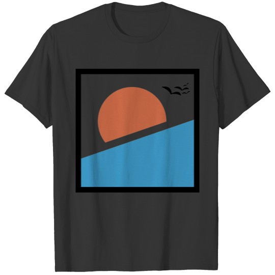 Japanese Sunset Aesthetic T-shirt