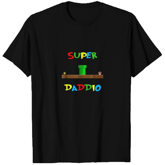 Nerdy Super Daddio Cute Fathers day Gift T Shirts