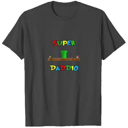 Nerdy Super Daddio Cute Fathers day Gift T Shirts